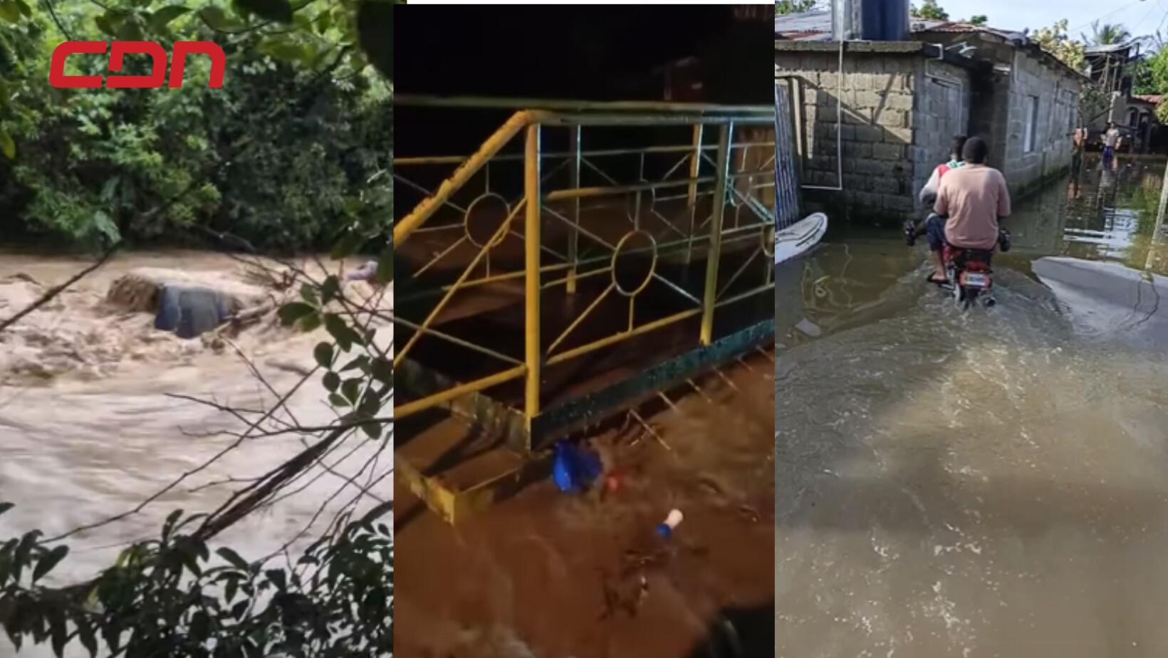Una persona muerta y más de 2 mil viviendas inundadas en Espaillat y Puerto Plata