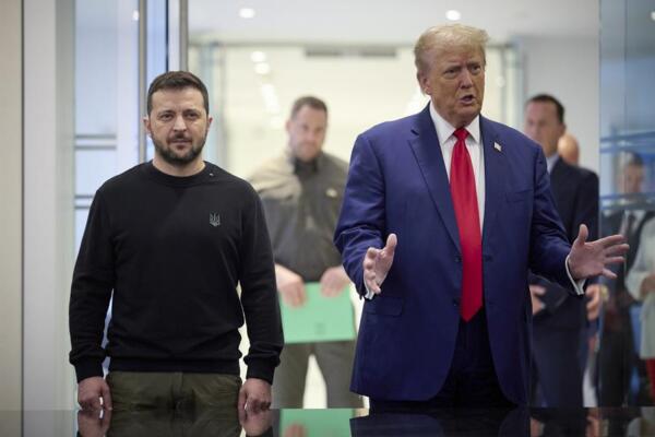 Volodímir Zelenski y Donald Trump. EFE