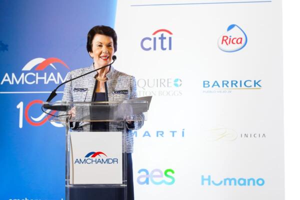 Embajadora dominicana en los EE.UU., Sonia Guzmán. (foto, fuente externa)