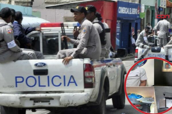 Allanamiento en La Vega revela arma oculta en caja fuerte y detención de empresario vinculado a casos pendientes.(foto, fuente externa)