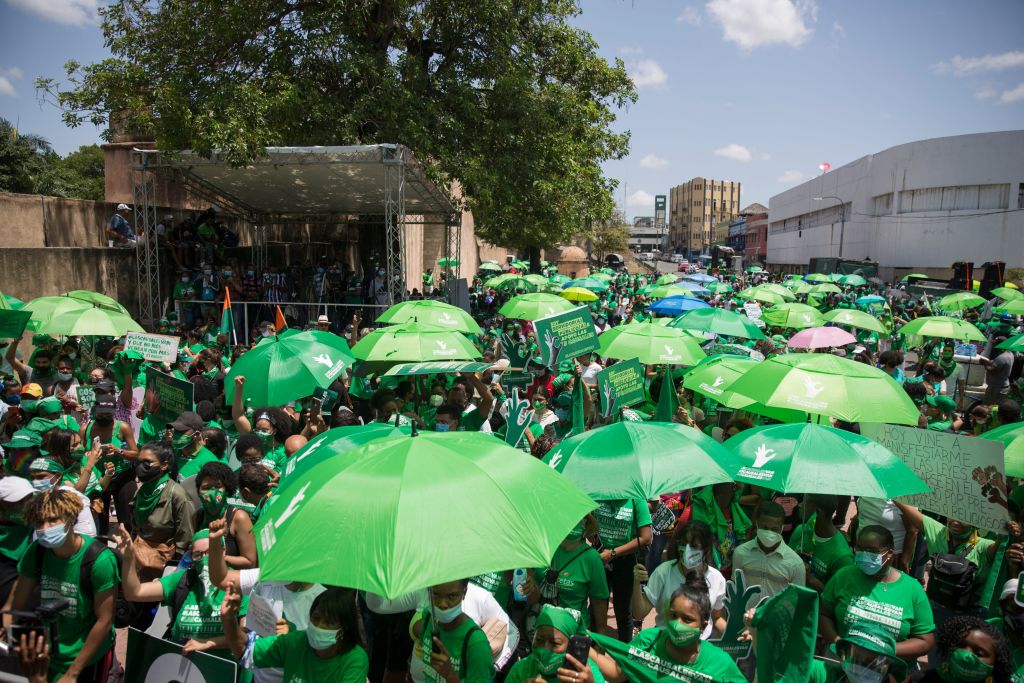 Times Square alza la voz contra la prohibición del aborto en RD