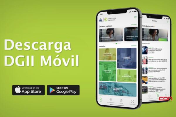 DGII ha anunciado importantes mejoras en su aplicación móvil “DGII Móvil”.(foto, fuente externa)