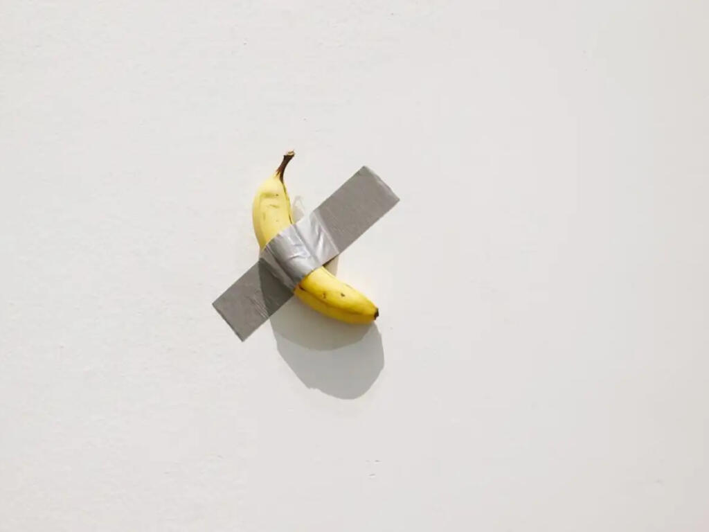 Justin Sun compró "Comedian" de Maurizio Cattelan por 6 millones de dólares