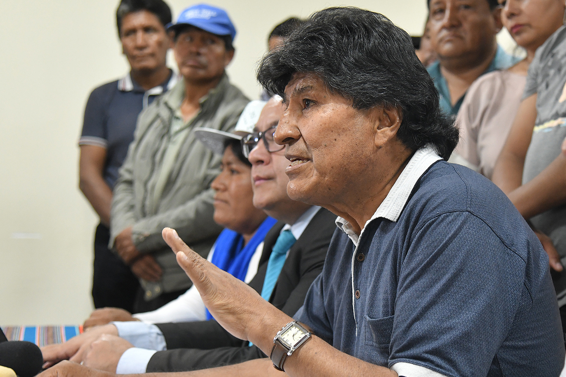 Fotografía de archivo del expresidente Evo Morales
