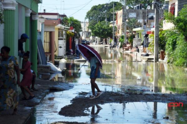 Imágenes de inundaciones pasadas en barrio de Manoguayabo.(foto, fuente externa)