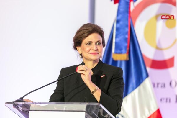 La vicepresidenta de la República, Raquel Peña. (Foto, fuente externa)