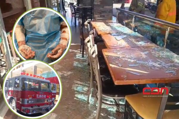 La pizzería en que ocurrió el incidente se encuentra en el municipio de Dajabón, provincia Independencia.  Foto: CDN Digital. 