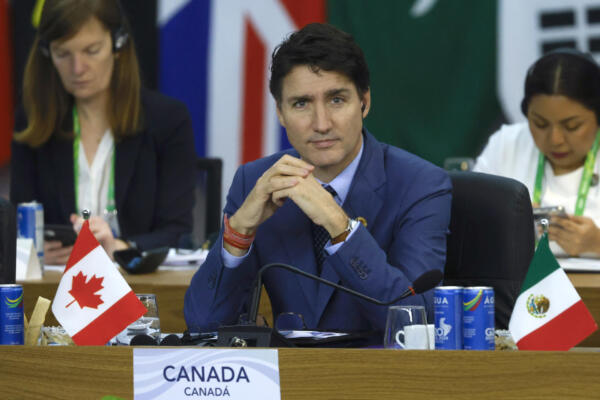 Fotografía de archivo del primer ministro de Canadá, Justin Trudeau.