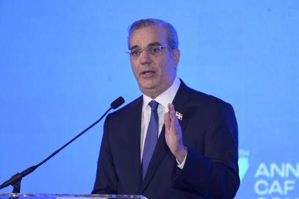Presidente de la República Dominicana, Luis Abinader. EFE/ Lenin Nolly