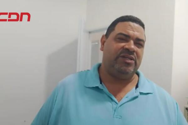 Juan Carlos Almonte, presidente del consejo municipal de la Asociación Dominicana de Profesores (ADP) en Puerto Plata.