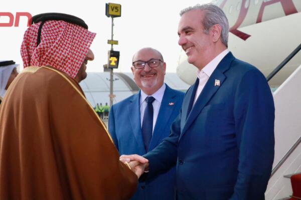 Presidente de la República Dominicana Junto a Luis Abinader