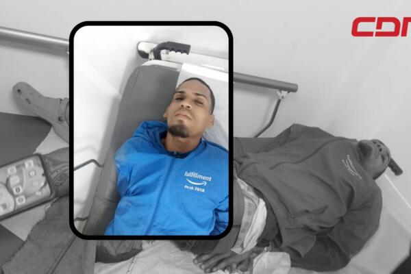 Emmanuel Lorenzo Reyes, presunto delincuente herido por agentes.