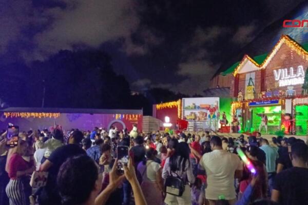 Más de 600 mil personas han visitado este año Villa Navidad desde el 30 de noviembre