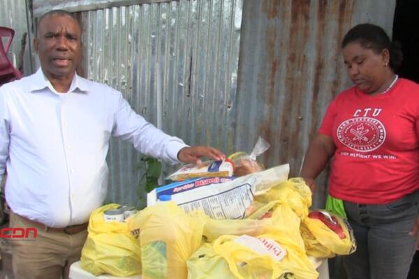 Génesis Aranza Valdez, una mujer de escasos recursos de la provincia de Azua. (foto: CDN)