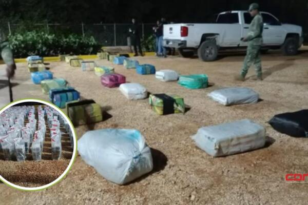 Dos cargamentos de presunta cocaína y marihuana, fueron decomisados en la  isla Beata por la Armada Dominicana. Foto: Fuente externa 