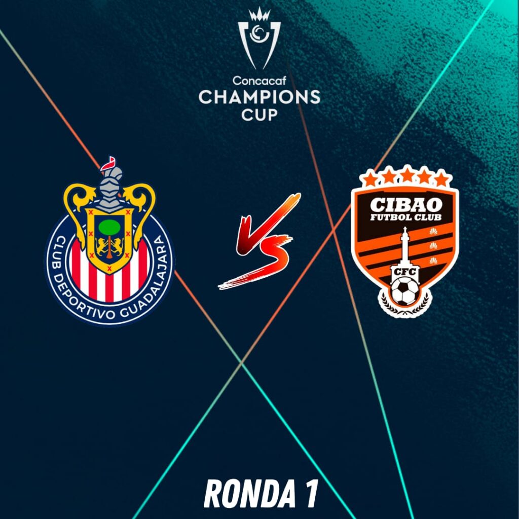 Será la segunda vez que Cibao enfrente al legendario equipo del estado de Jalisco ya que Chivas se impuso a los dominicanos en 2018.