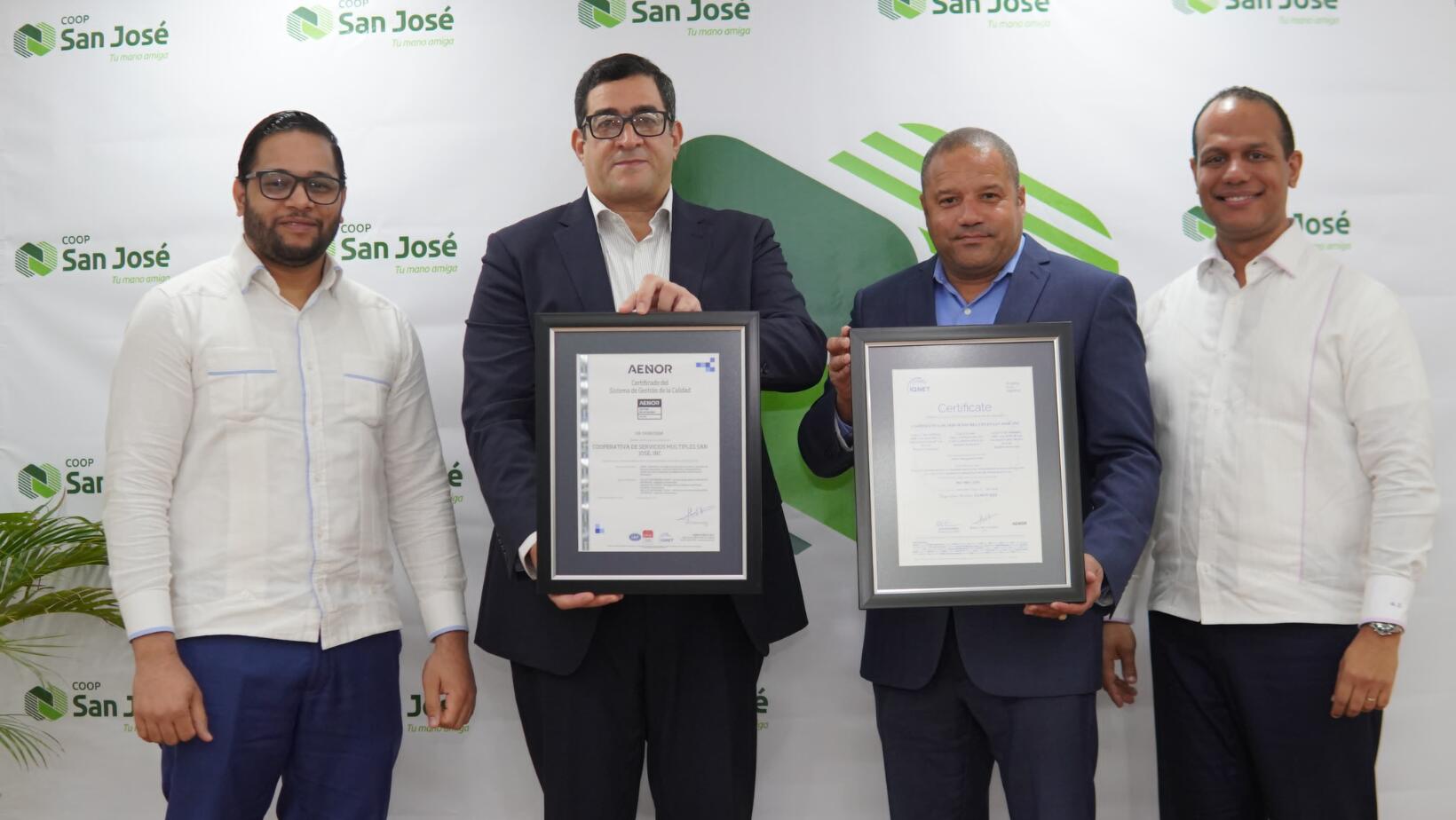 La Cooperativa San José recibe la certificación ISO 9001:2015