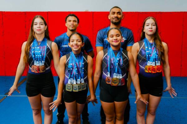 De las diez medallas de oro aportadas por las estrellas del Mega Gym, la Knupper Checo, ganó seis, al lograr en el máximo nivel, el 6, primeros 