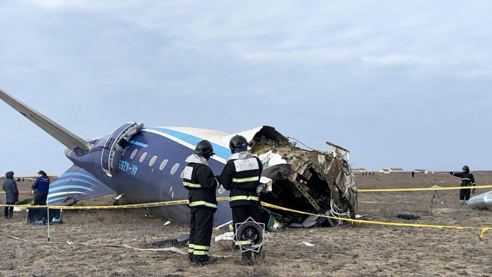 Treinta y dos sobrevivientes tras accidente aéreo de Azerbaijan Airlines en Kazajistán