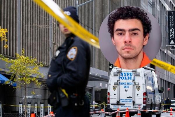 Luigi Mangione, acusado de asesinar al CEO, Brian Thompson y otros delitos.