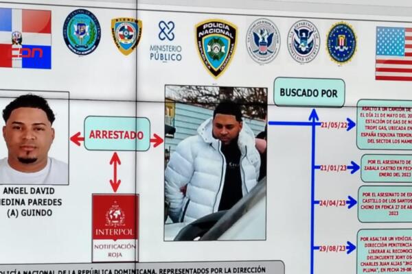 Policía Nacional ha logrado la captura de Ángel David Medina Paredes, alias 
