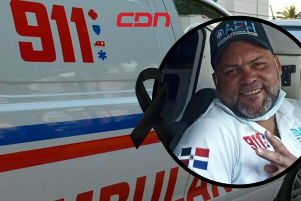 Wilton Minyetty, conductor del servicio de emergencias 911 que murió en accidente de tránsito. 