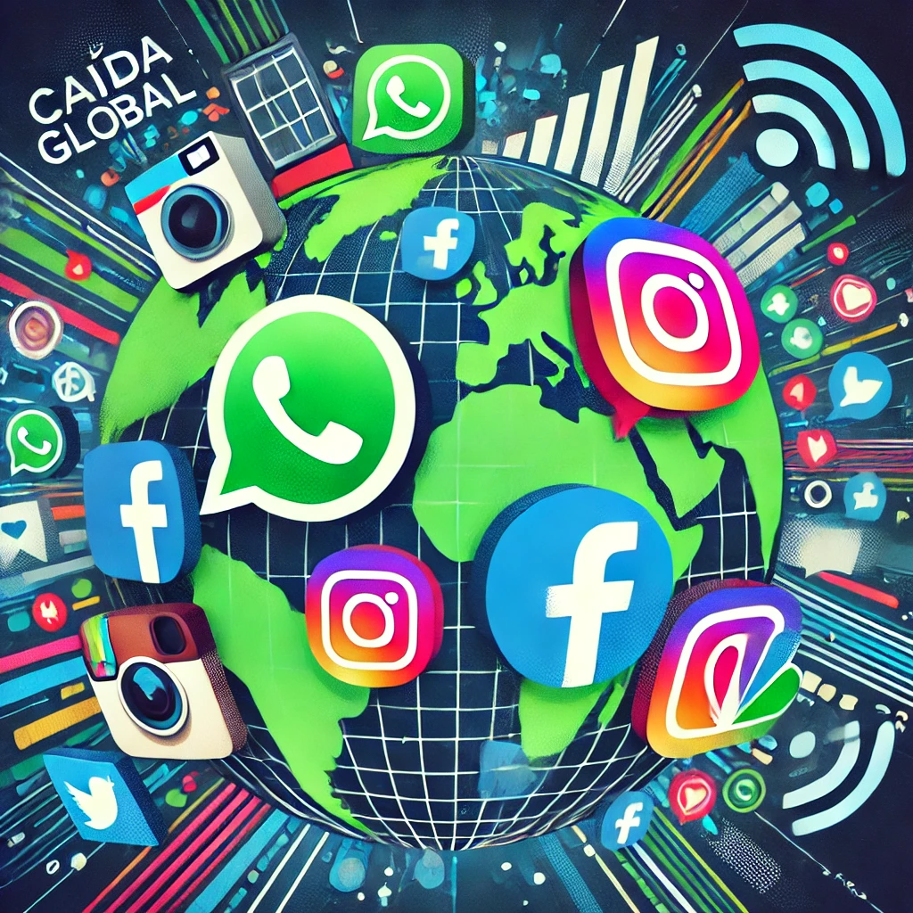 Caída de plataformas de Meta afectó a usuarios a nivel global. Foto: AI