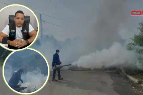 La jornada estuvo orientada a acabar con posibles criaderos de mosquitos que causan el dengue. Foto: Fuente externa 