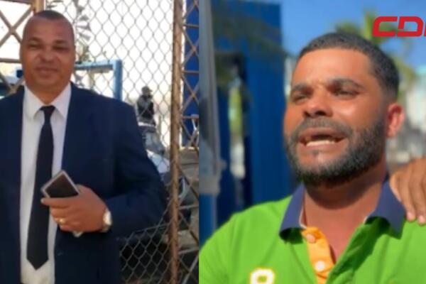 Abogado Miguel Mendoza  y joven denuncian atraco por parte de presuntos agentes policiales. 