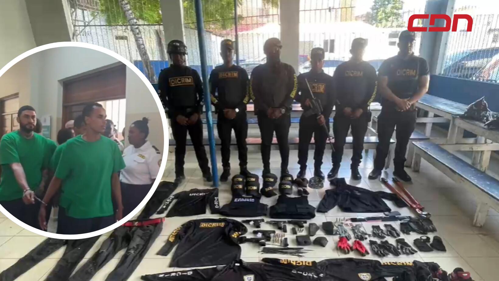 Desmantelan banda en San Pedro de Macorís 11 arrestados, entre ellos cuatro policías