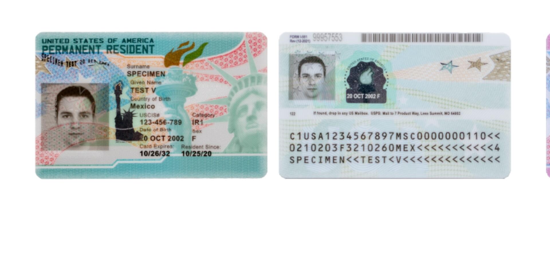 EE.UU. hace cambios al formulario para obtener la green card