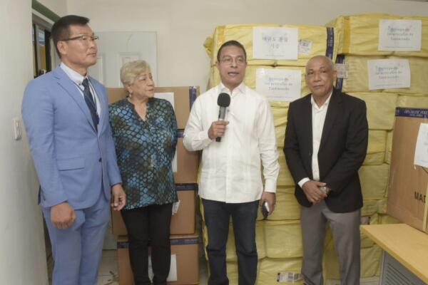 Entrega de utiles de la Embajada de Corea en la República Dominicana a la Federación Dominicana de TaeKwondo