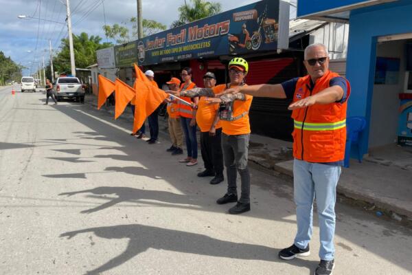 150 voluntarios de la Defensa Civil se movilizan en María Trinidad Sánchez en la segunda fase del operativo “Conciencia por la Vida 2024”.
