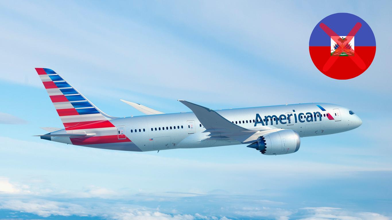 American Airlines ha anunciado que no reanudará su servicio en el Aeropuerto Internacional Toussaint Louverture de Puerto Príncipe.
