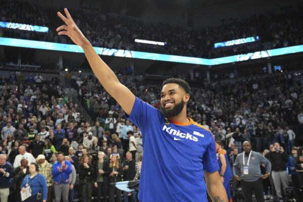 Karl Towns se sintió feliz en su regreso a Minnesota