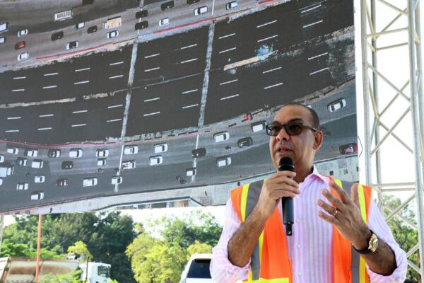 MOPC informa avances en trabajos de la autopista Duarte