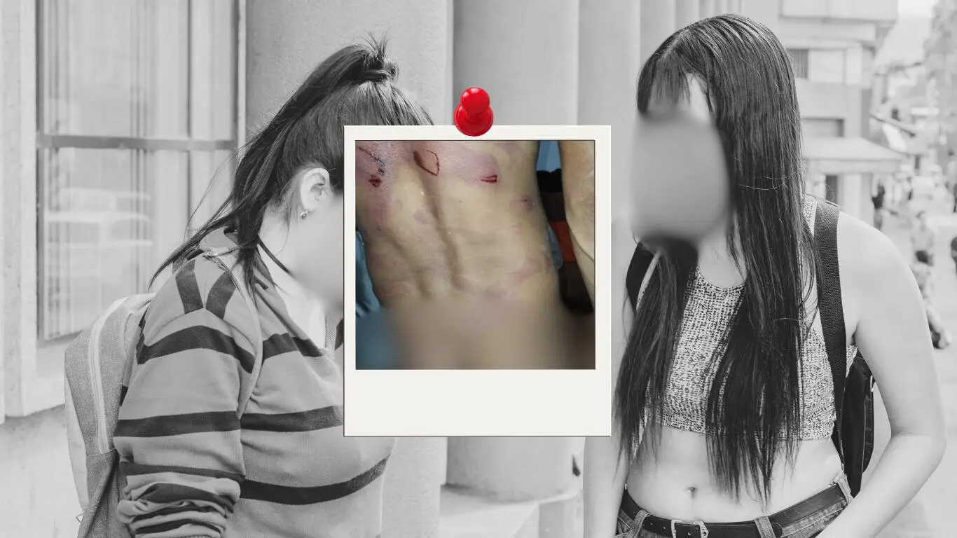 Hombre golpeado brutalmente por dos mujeres con las que sostenia relacion amorosa