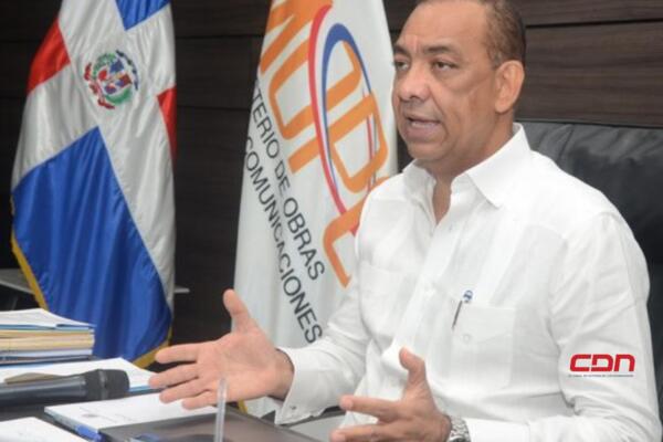 Ministro de Obras Públicas, Deligne Ascención. (foto, fuente externa)