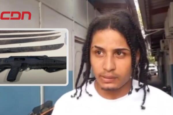 Carlos Manuel Álvarez Méndez, (a) “Kili”, detenido. 