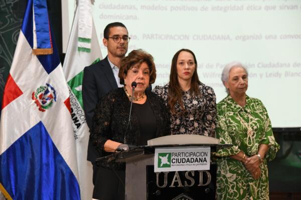 Participación Ciudadana hace reconomiento y resalta los logros sobre la anticorrupción.