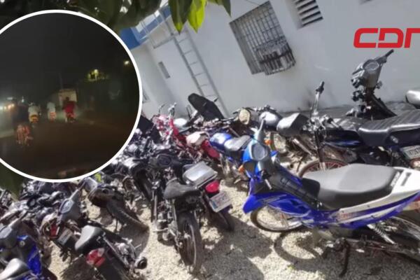 21 personas detenidas y 60 motocicletas confiscadas por agentes policiales. 