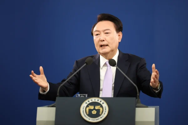 Yoon Suk Yeol, presidente de Corea del Sur. Fuente EFE.