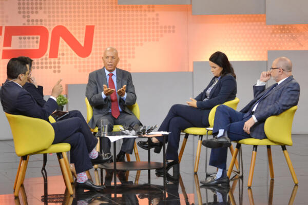 Rolando Rosado Mateo participó en una entrevista en el programa Despierta con CDN, donde habló sobre las 9.8 toneladas de droga incautada (foto: Félix de la Cruz)
