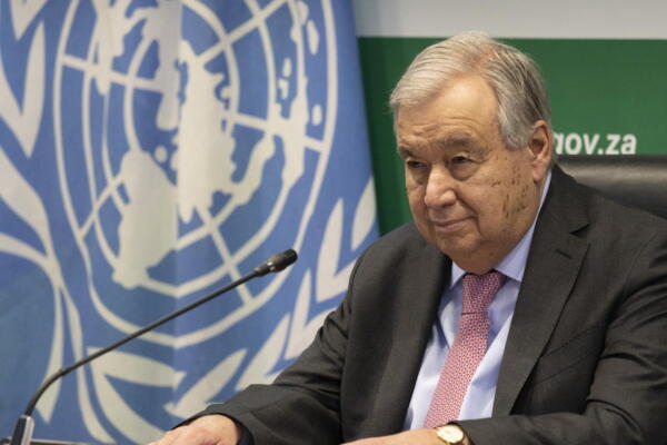 El Secretario General de las Naciones Unidas, António Guterres. EFE/EPA/Kim Ludbrook