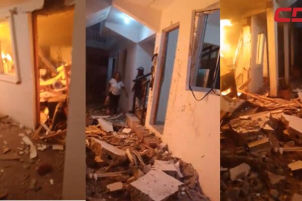 La explosión ocasionó daños significativos en varias viviendas y apartamentos cercanos, generando alarma entre los residentes.