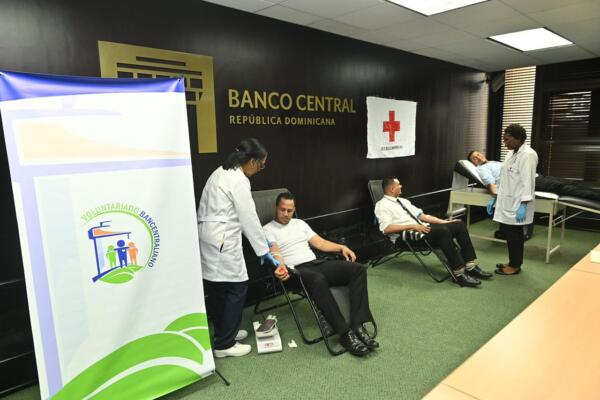 Voluntariado Bancentraliano realizo jornada de donación de sangre junto a la Cruz Roja