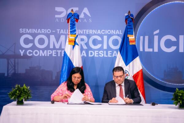 El pacto se suscribió en el marco de la celebración del “Taller Internacional sobre Comercio Ilícito y Competencia Desleal”. (foto, fuente externa)