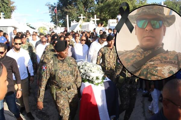 El cadáver del profesor y miembro del ERD, Gregorio Ramírez Pineda de 37 años los sepultaron en el cementerio municipal de San Juan de la Maguana. Foto: Fuente externa 