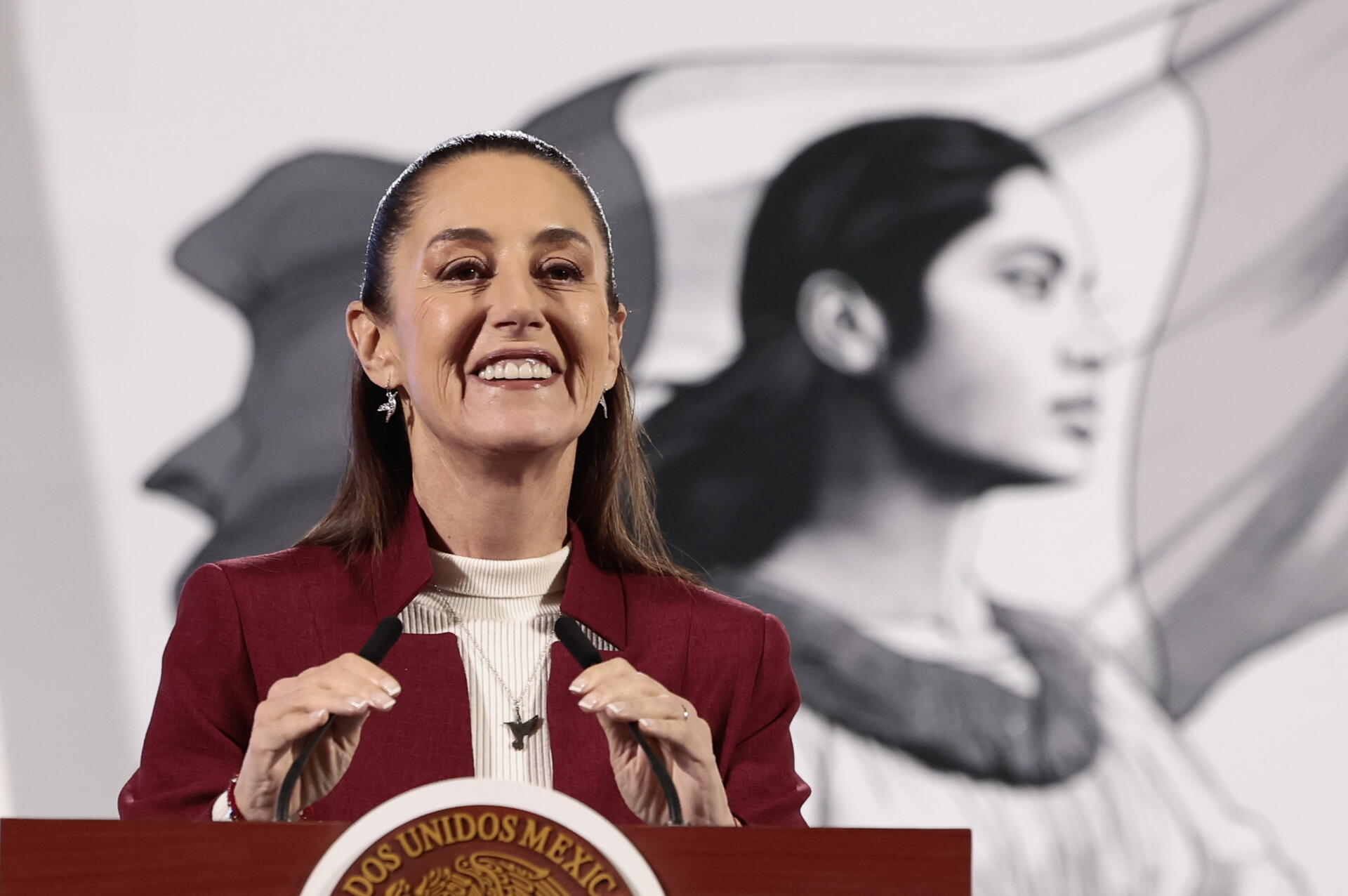 Presidenta de México sugiere programas sobre el narco "acercan" a los jóvenes a los cárteles