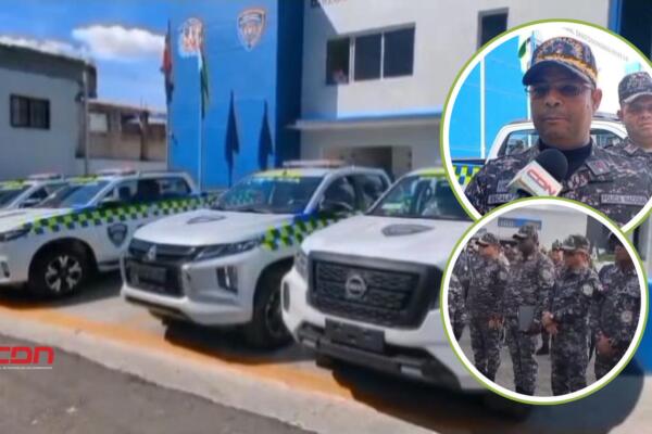 El general Eduardo Escalante Alcántara habló tras recibir nuevas unidades y personal. Foto: Fuente externa 